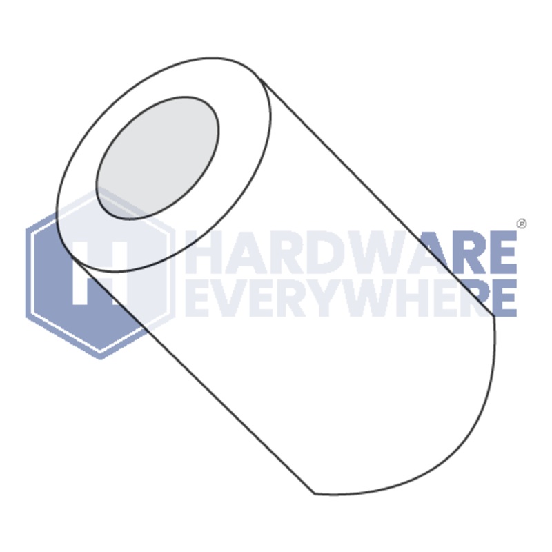 6 x 5/8 ROUND SPACERS / Nylon / Natural White FUL163378748558