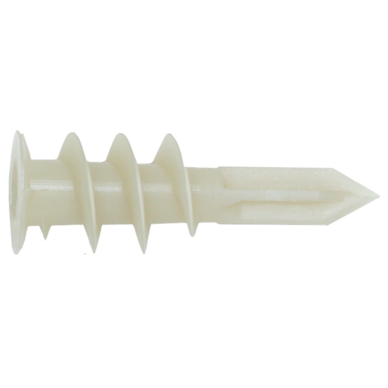 8 Aerosmith EZ-Zip Nylon Drywall Anchors with Screws / Nylon / Natural White