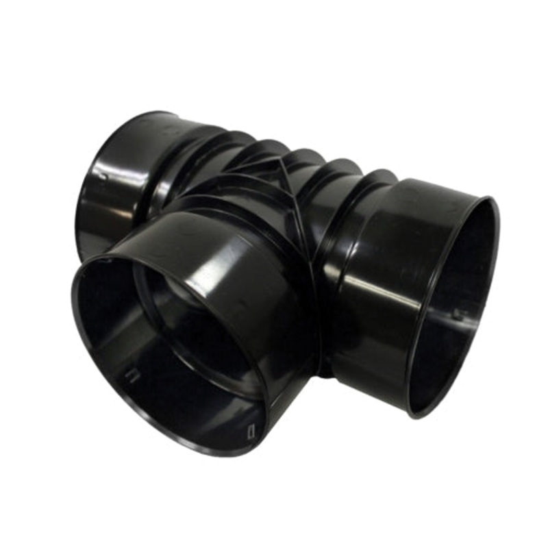 ADS 0321AA Snap Tee, 3 in, Snap, HDPE