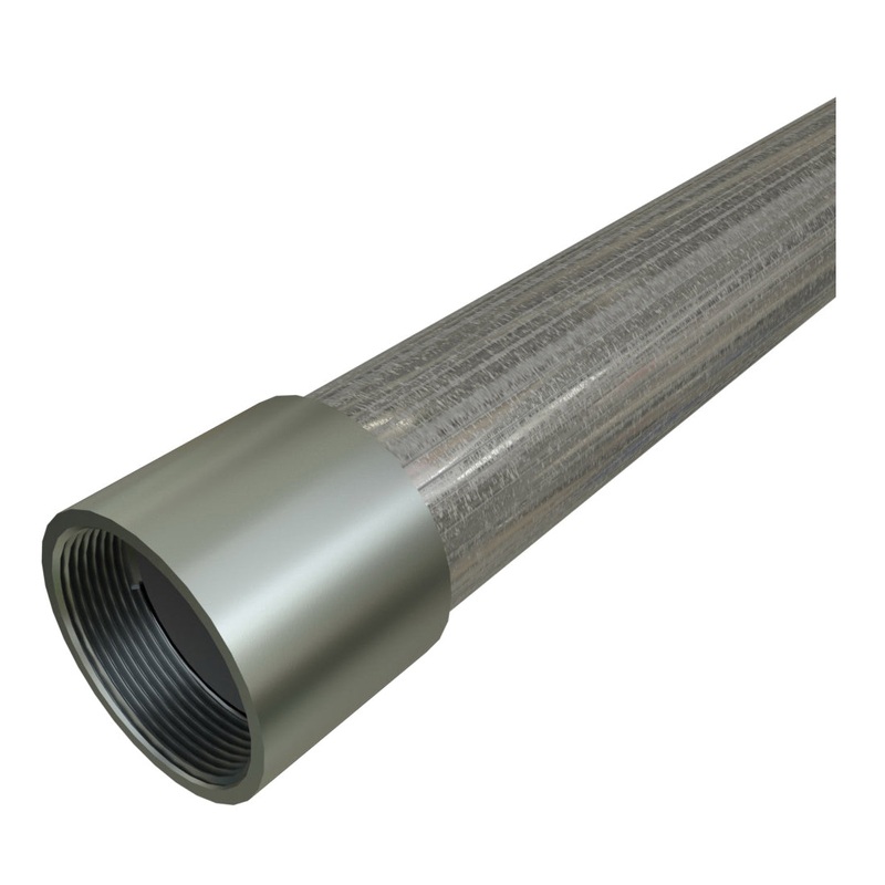 Allied Tube & Conduit 358192 Intermediate Metal Conduit, 1/2 in Trade, 0.815 in OD, 10 ft L, Steel
