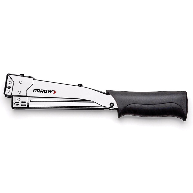 ARROW HT55BL Hammer Tacker, 1/4 to 3/8 in L Leg, Steel