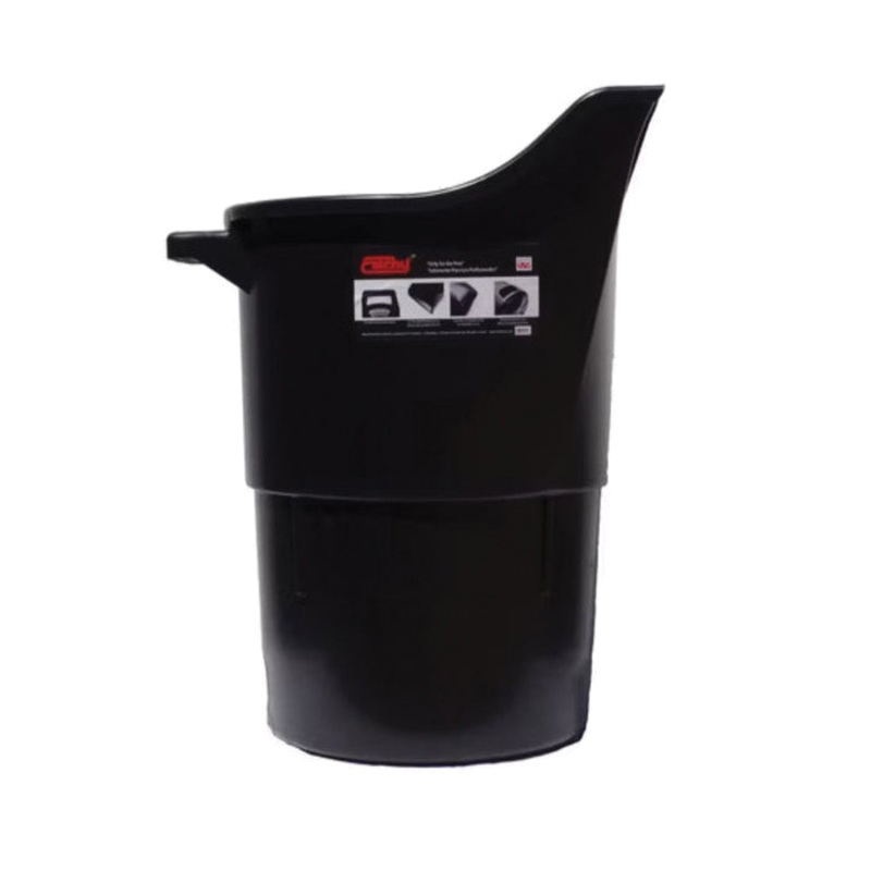 Catchy 3011 Trash Can, 30 gal Capacity, Black