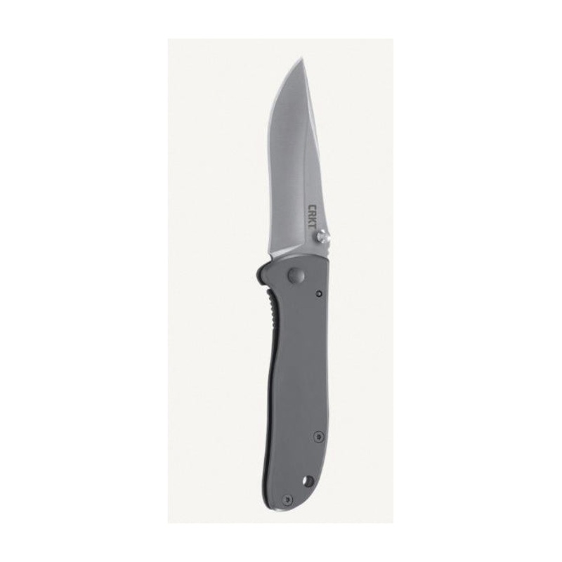CRKT 6450S Drifter Folding Knife, 1-Blade, Drop Point Blade, 2.88 in L Blade, Stainless Steel Blade, 6-1/2 in OAL