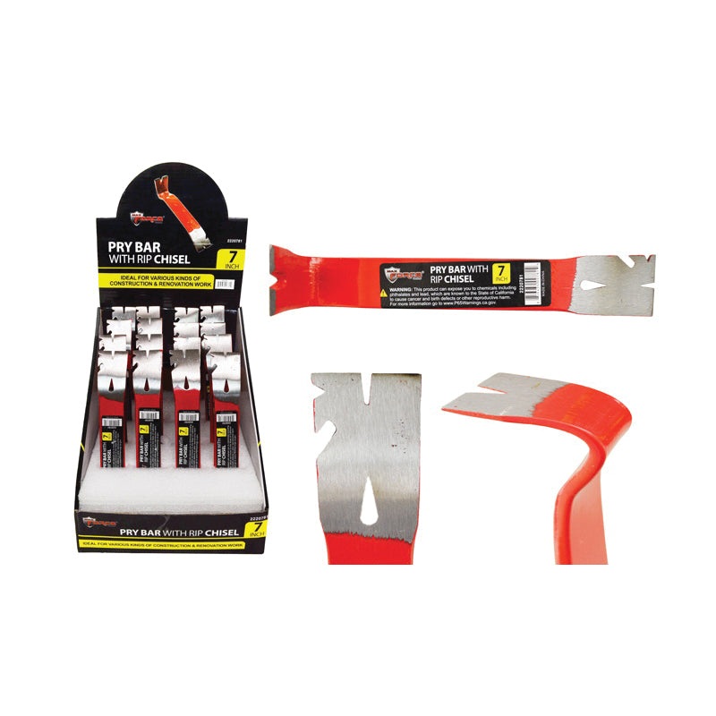 DIAMOND VISIONS 22-2220781 Mini Pry Bar with Rip Chisel, 7 in OAL