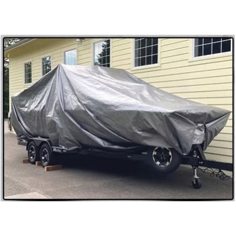 Dry Top GPT2030 Reversible Tarp, Gray Tarp Top, 18 in Grommet Spacing, Resists: UV