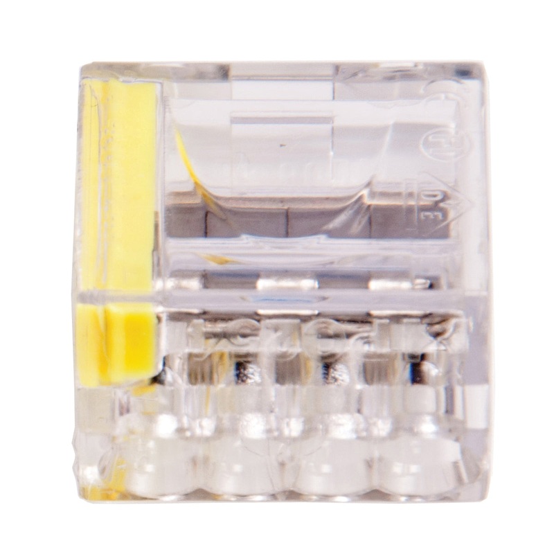 GB PushGard Series PC4 19-PC4 Wire Connector, 22 to 12 AWG Wire, Polycarbonate