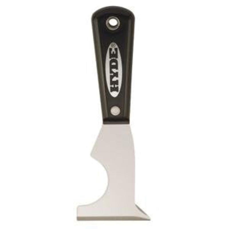 HYDE 02970 5-In-1 Multi-Tool, 2-1/2 in W Blade, High Carbon Steel Blade