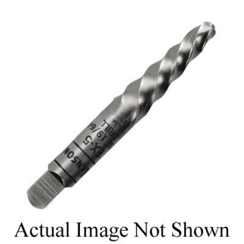 IRWIN HANSON 53406 Screw Extractor, 13/32 in Drive, For Fractional Screw Size: 5/8 to 7/8 in