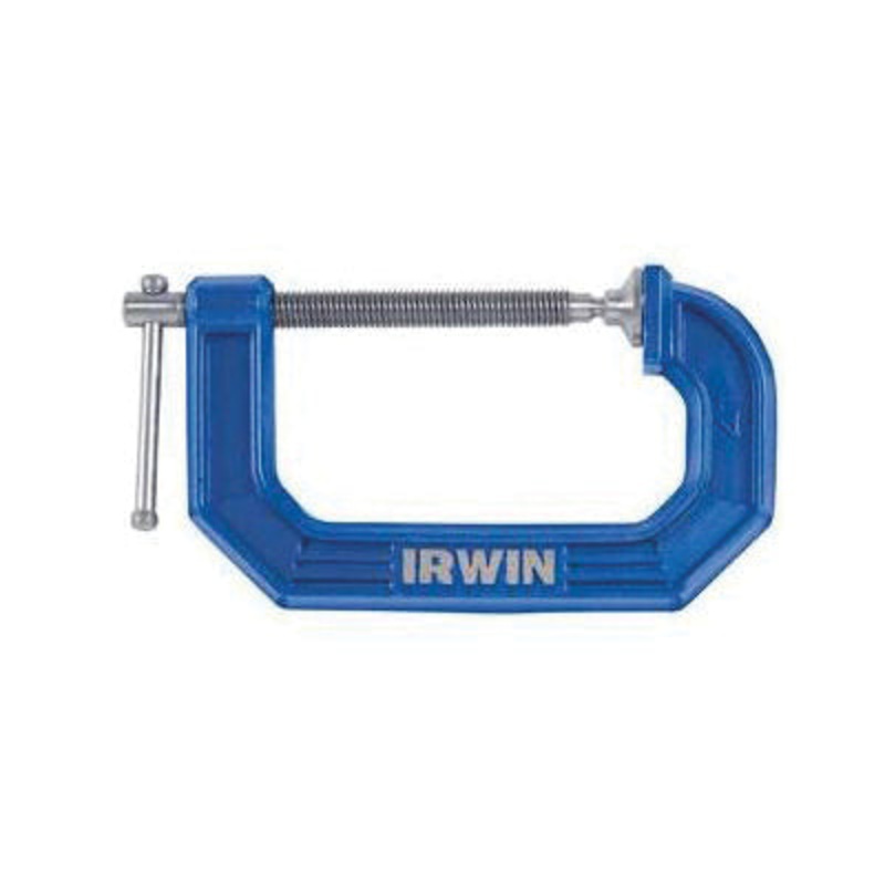 IRWIN QUICK-GRIP 225101ZR C-Clamp, 1 in Max Opening, 1-3/16 in D Throat