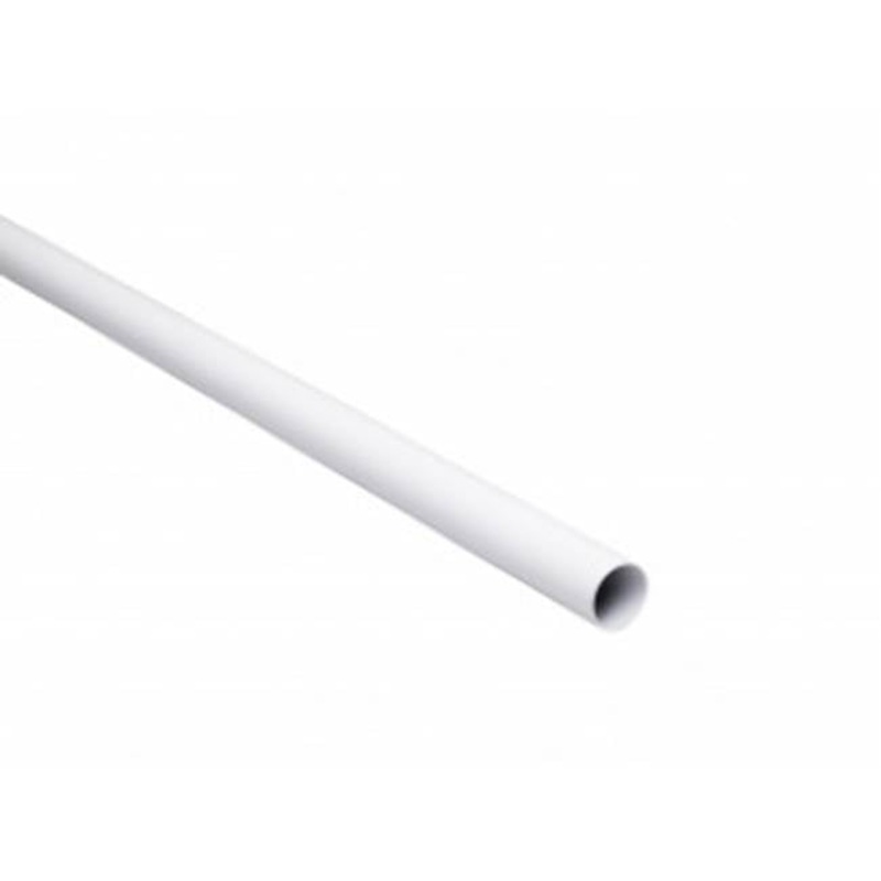 KV CLOSET-PRO HD 0015-8CH Closet Pole, 96 in L, 17 ga Gauge, Steel