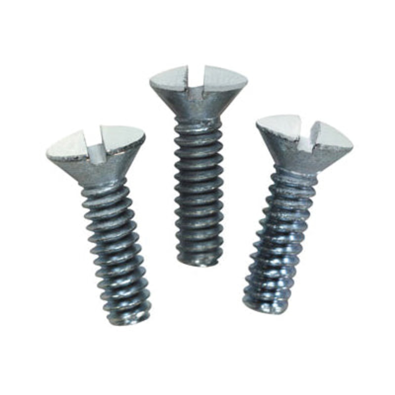 Leviton 88000-PRT Replacement Wallplate Screw, 1/2 in L, White
