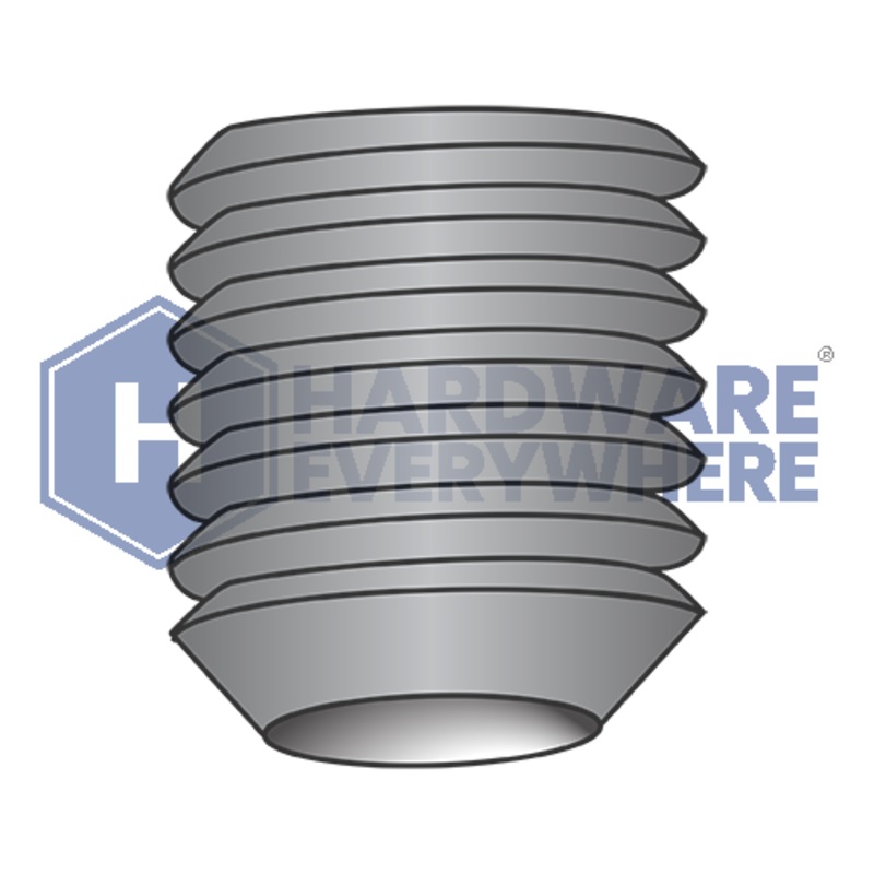 M8-1.25 x 40 METRIC SOCKET SET SCREWS / Steel / Black Oxide