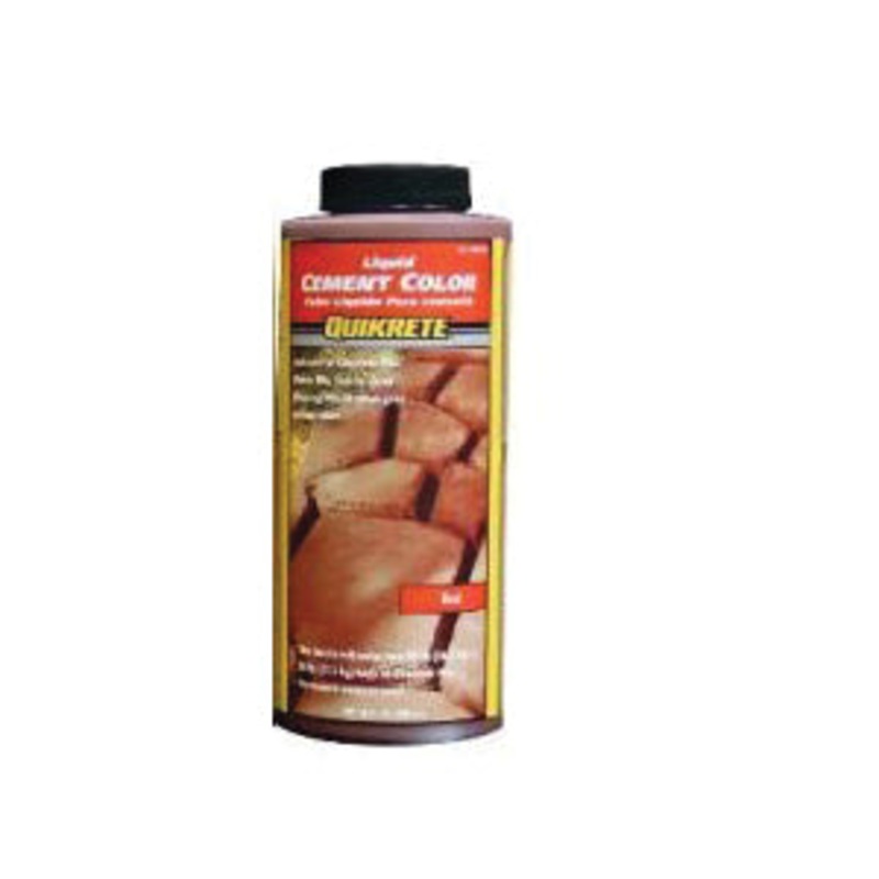 QUIKRETE 1317-04 Cement Coloring Agent, Liquid, Terra Cotta, 10 oz Bottle