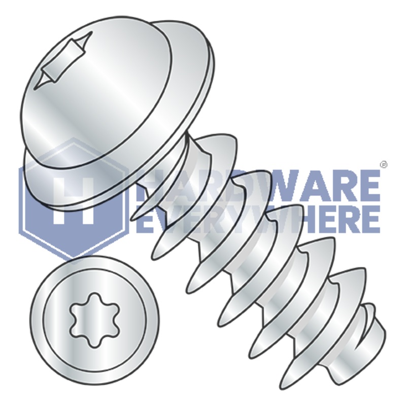 M2 x 4 METRIC THREAD FORMING SCREWS / Torx / Round washer Head / A2 Stainless / Plain