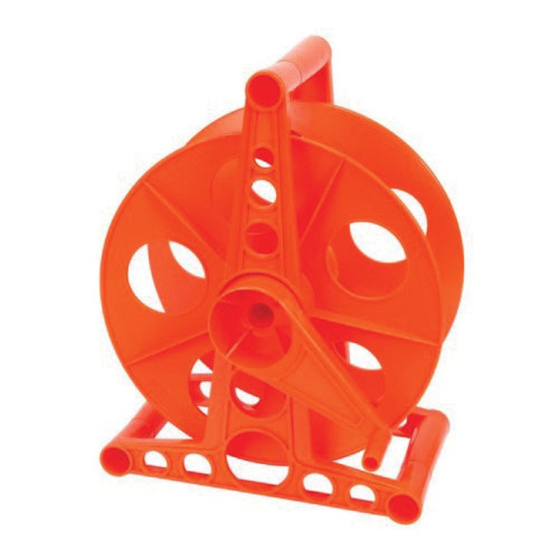 Nightstick K-100 Cord Storage Reel, 12/3 in, 14/3 in, 16/3 in Wire, Thermoplastic Reel, Orange Reel
