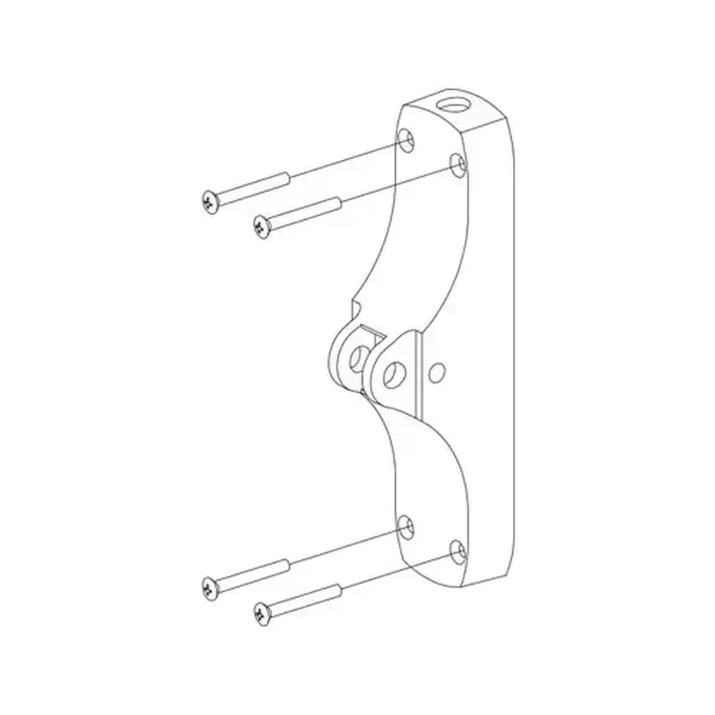 Von Duprin 050415 US4 Center Case Kit for 8827EO, DT, NL, Satin Brass Finish