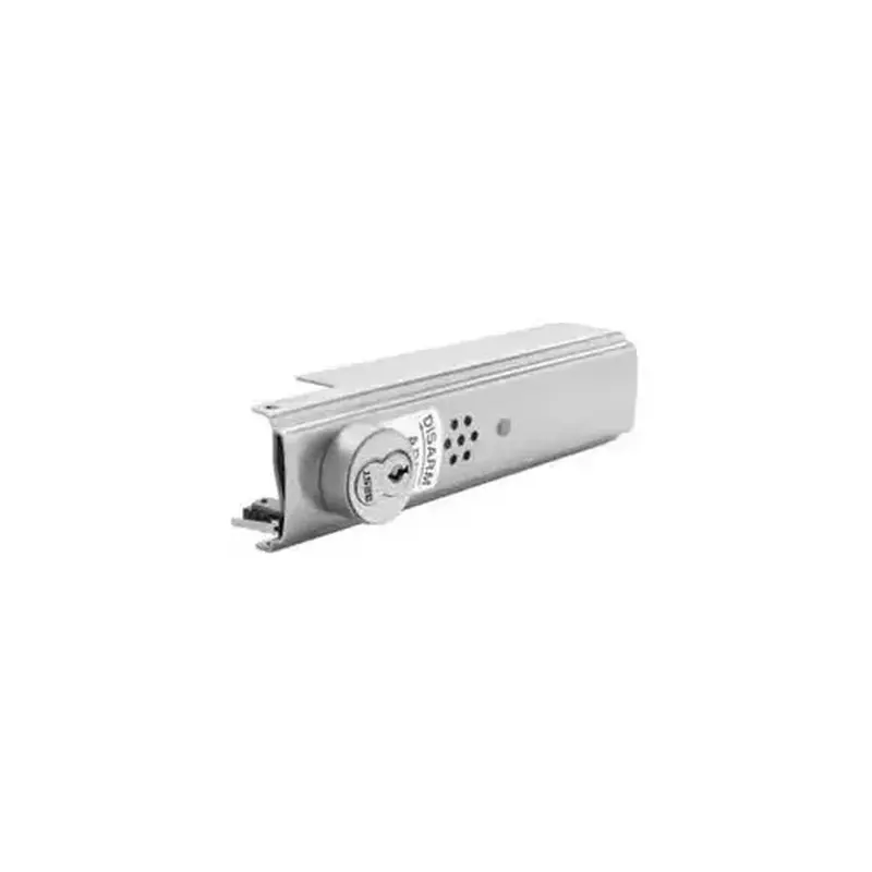 Precision Hardware ALK-3-628 Exit Alarm, Battery Powered Satin Aluminum Clear