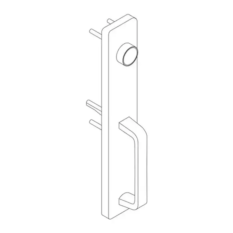 Falcon 512NL SP28 Night Latch Thumb Piece Exit Device Trim Aluminum Finish