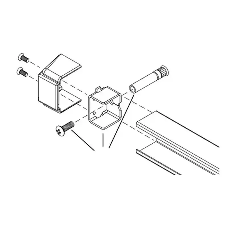 Falcon 650320 SP313 19 END CAP MTG BRACKET w/