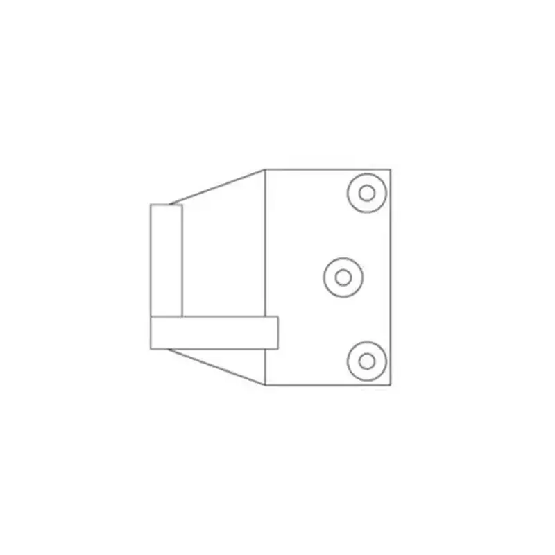 Orca Hardware OED245-AL 245 Overlapping Strike Aluminum