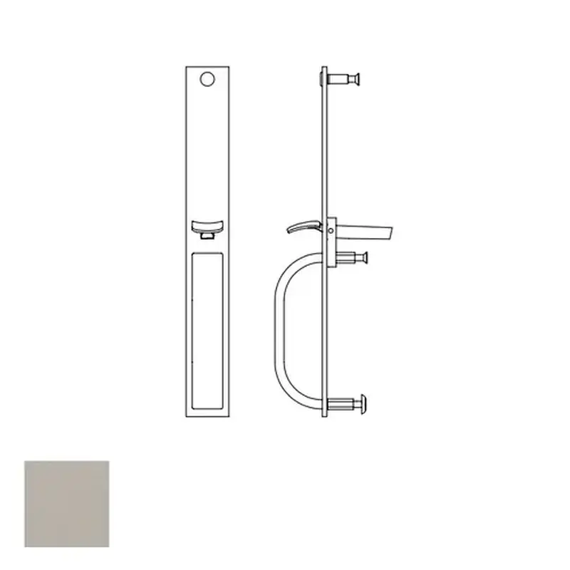 Sargent 828-PTB-LHR-32D 828 Series Pull Exit Device Trim Satin Stainless Steel