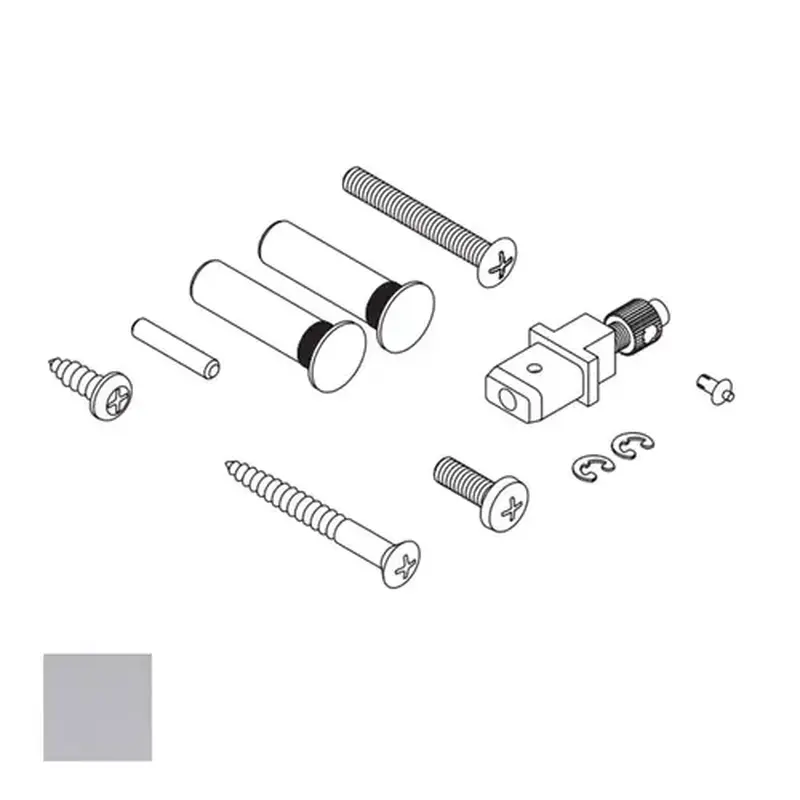 Corbin Russwin 484F20-8-689 ED8400 Top latch mounting screw pack Aluminum Painted