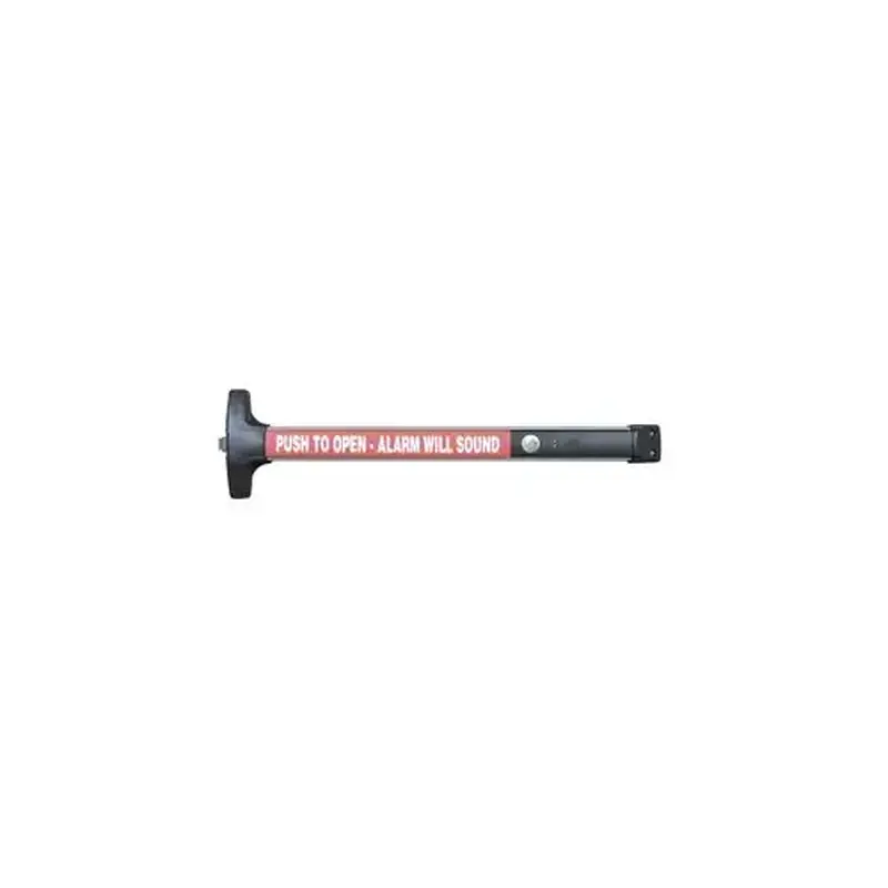 DETEX V40EBW62848 4' Weatherized Rim Exit Device with Electric Alarm Aluminum Finish
