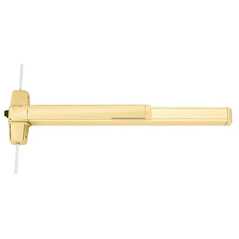 Von Duprin RXEL9857EO-F 4 US3 Three-Point Locking Exit Devices Bright Brass