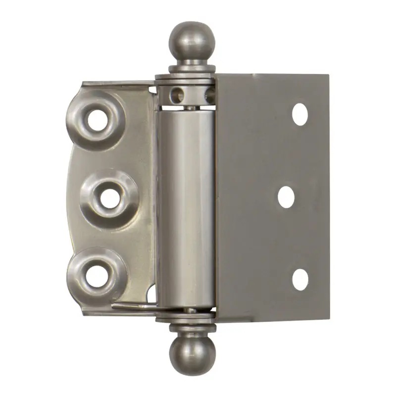 Half Surface Screen Door Spring HingeSatin Nickel