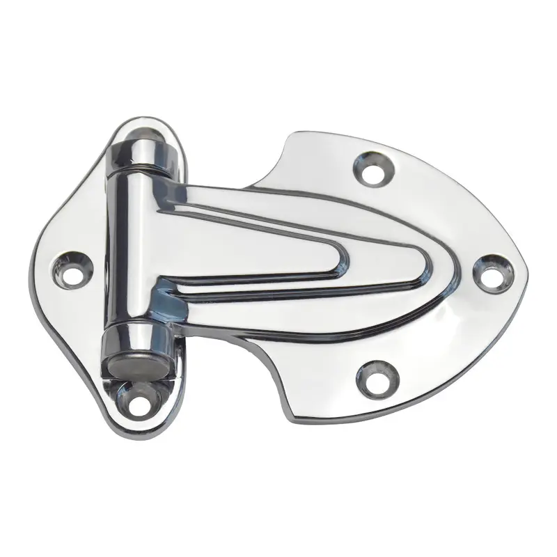 Die Cast Refrigerator Hinge, Narrow FlangeFlush