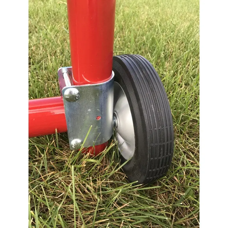 Gate Wheel with Mounting Bracket for Round Tubing Gate Frame