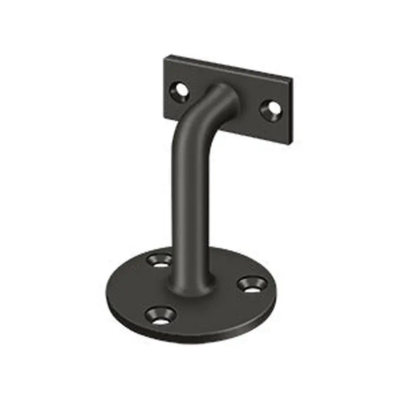 Handrail Bracket, Solid BrassOil Rubbed Bronze