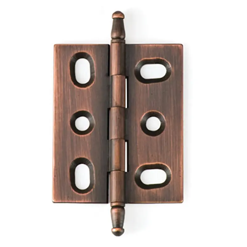 Solid Brass Steeple Tipped HingeBlack