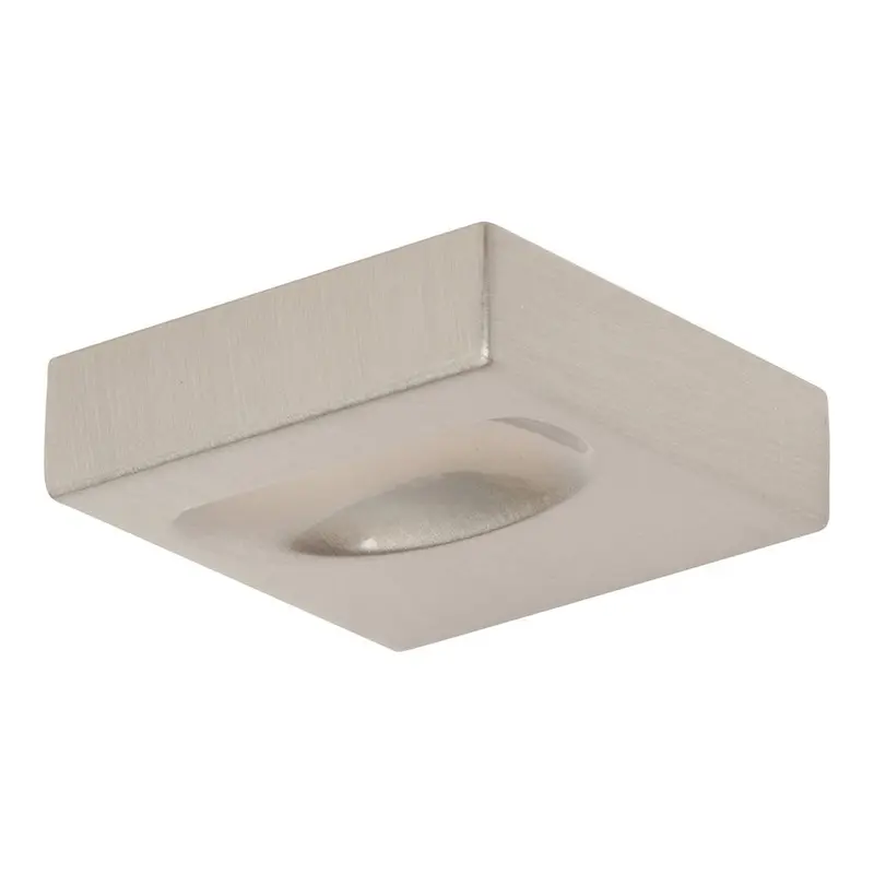 Thin Square KnobBrushed Nickel