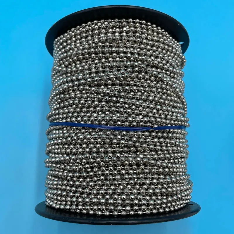 Assembled #10 Nickel Plated Brass Ball Chain Loop2ft