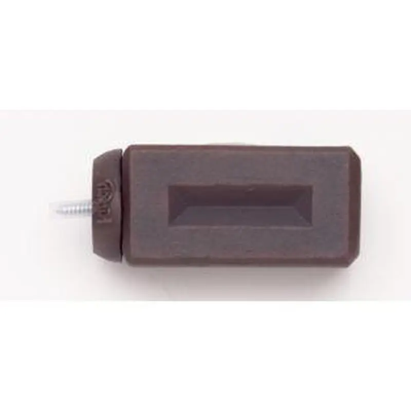 Beveled Brick Finial With Plug - 777 - Rust