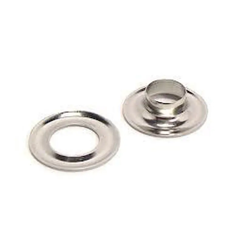 C.S. Osborne #3 7/16" Stainless Steel Grommets With Plain Washers (144/box)