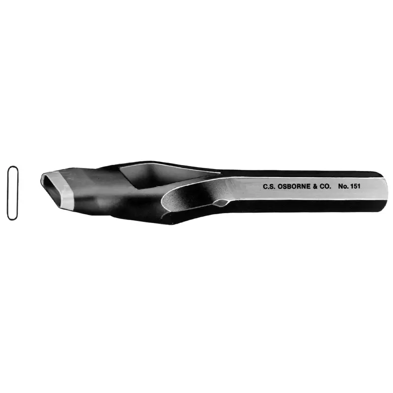 C.S. Osborne Bag or Oblong Punch - 1-3/4"
