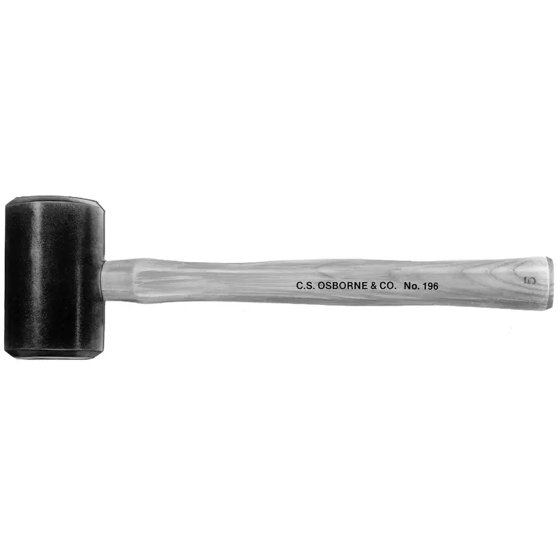 C.S. Osborne Rawhide Mallet - Solid Head - Size 3
