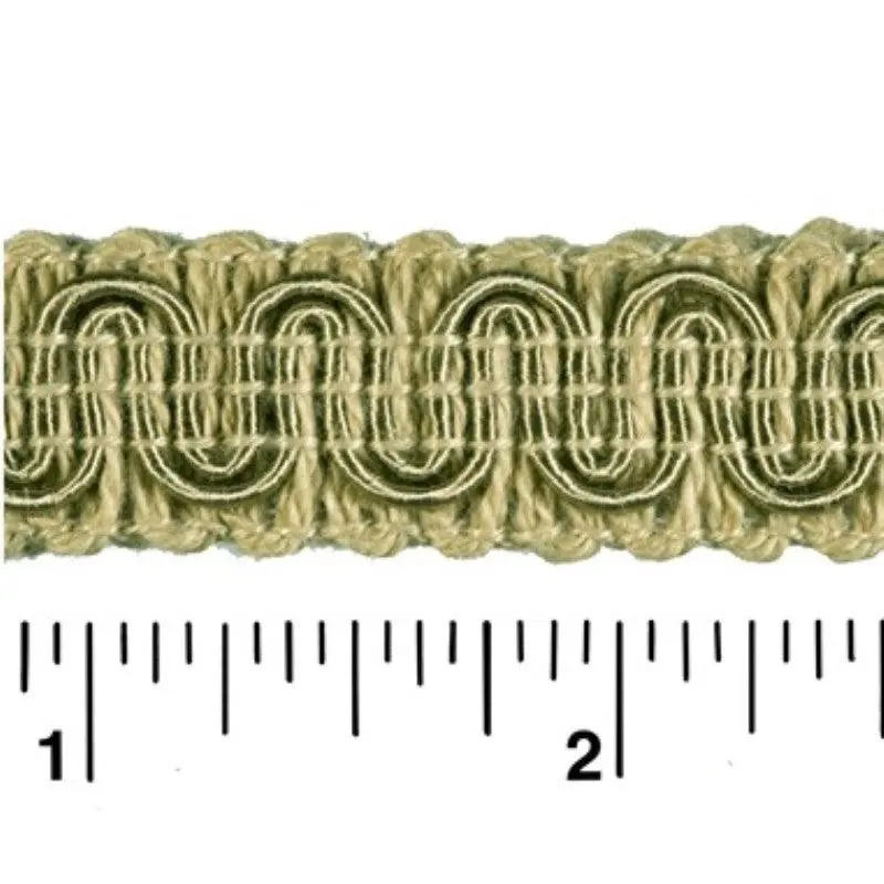 Rayon Scroll Gimp - C12 Sandstone 36 Yards