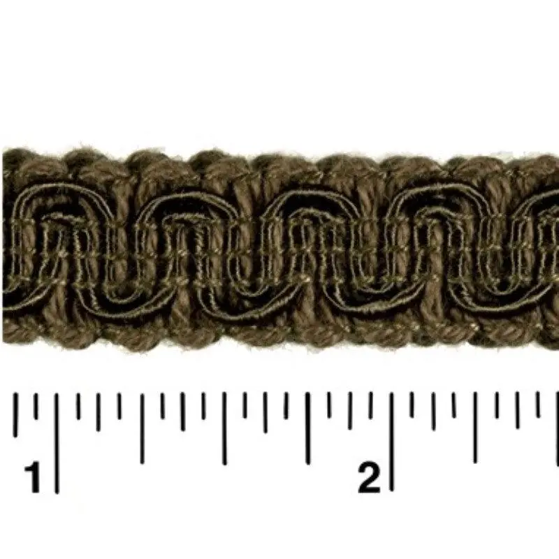 Rayon Scroll Gimp - E18 Mocha 36 Yards