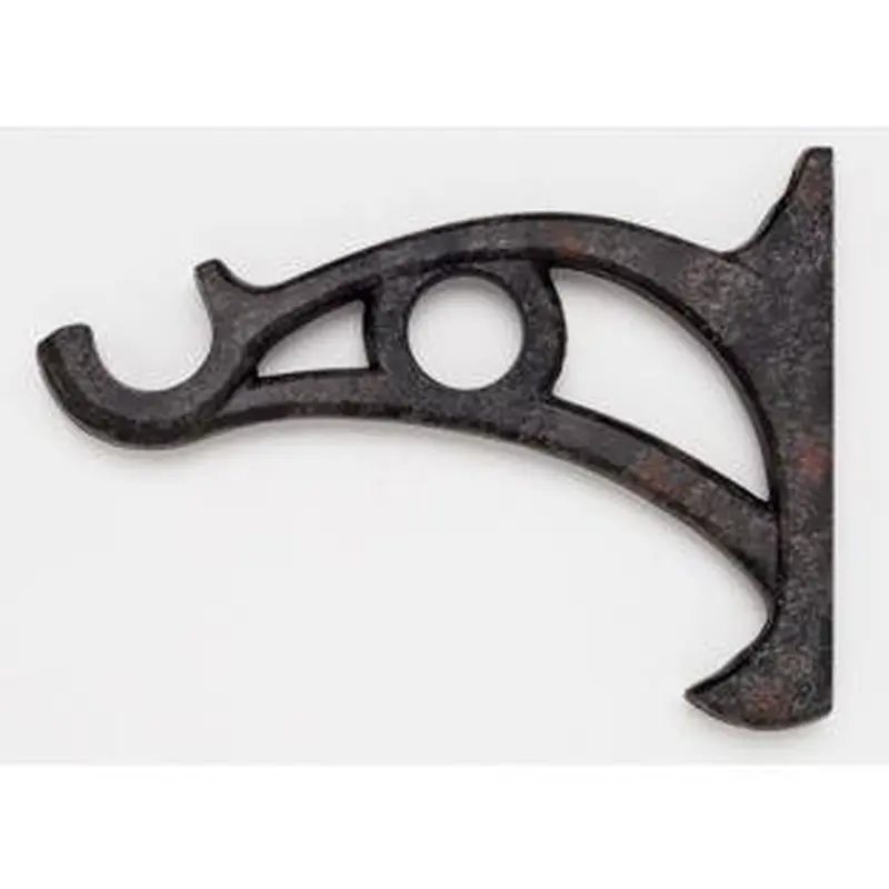 Wrought Iron Double Bracket - 802 - Iron Oxide