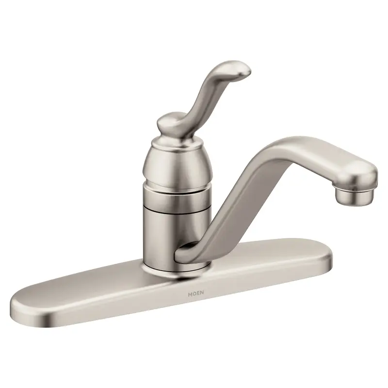 Banbury Chrome one-handle kitchen faucetSpot Resist Stainless