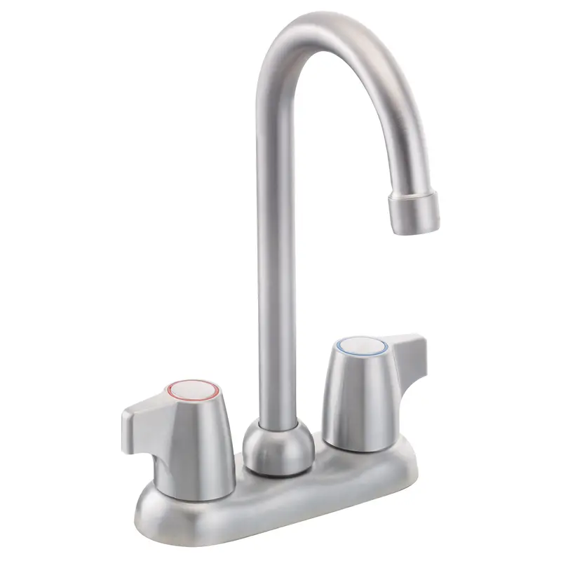 Chateau Two-Handle High Arc Bar FaucetChrome