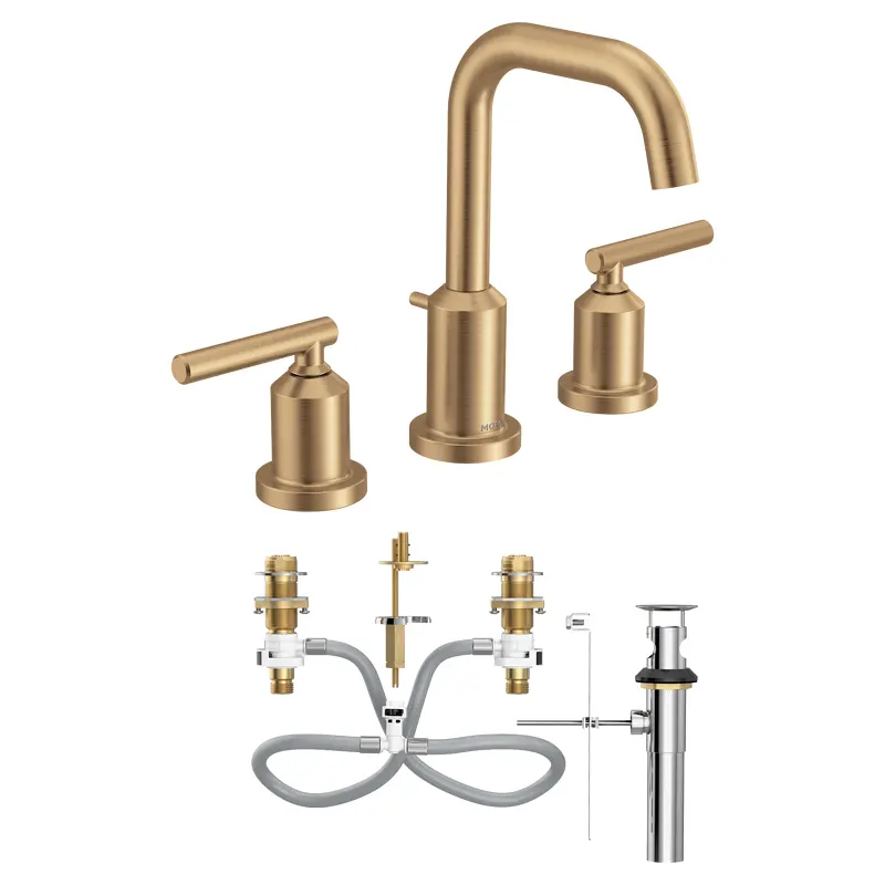 Gibson Two-Handle Widespread Bathroom Sink FaucetChrome