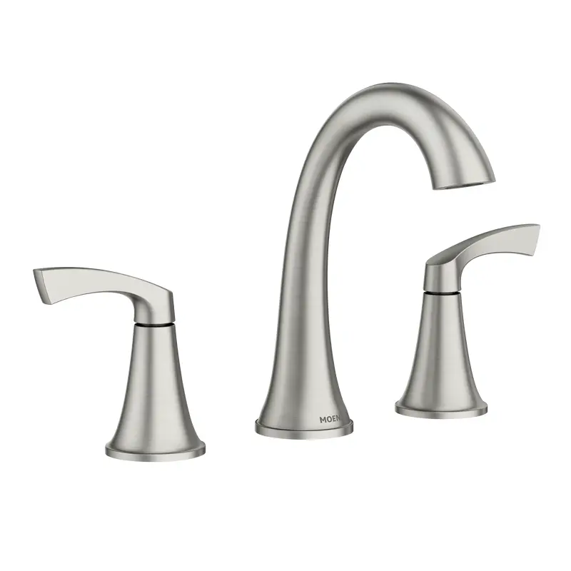 Korek Two-Handle Widespread Bathroom Sink FaucetChrome