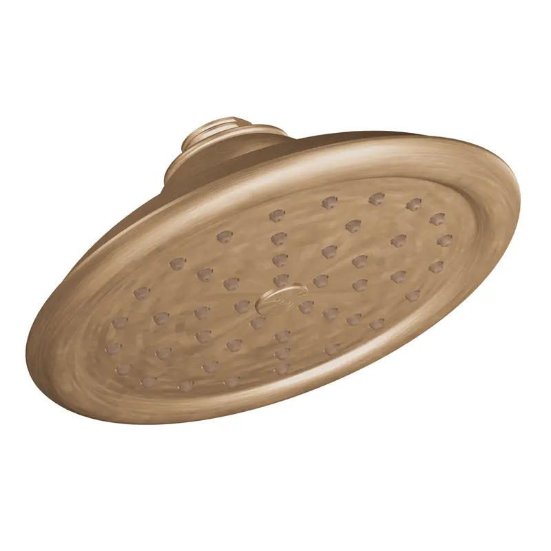Moen Chrome one-function 7" diameter spray head rainshowerBrushed Bronze