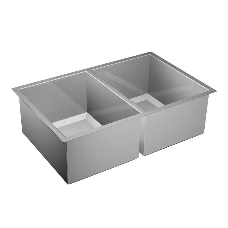 Prep 31" Stainless Steel  Undermount Double Bowl SinkStainless