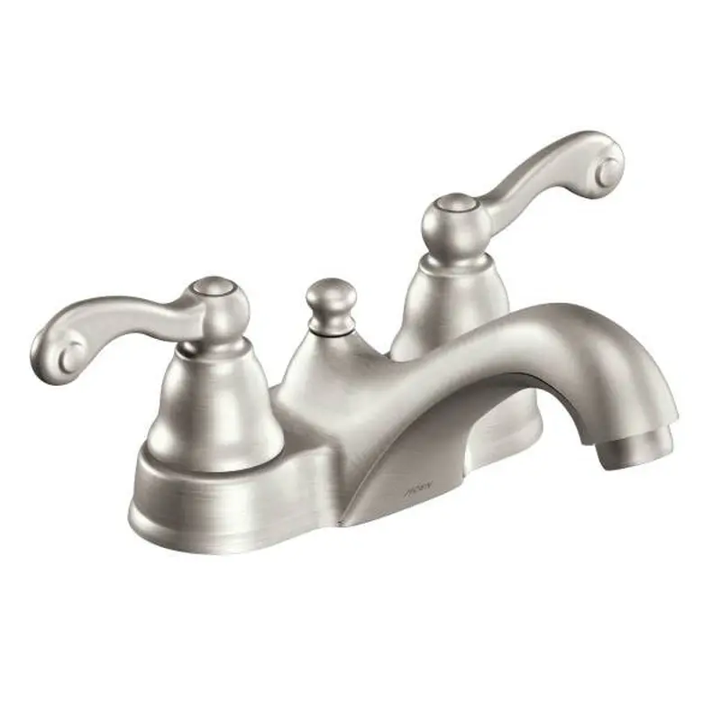Traditional Two-handle Centerset Bathroom Sink FaucetChrome