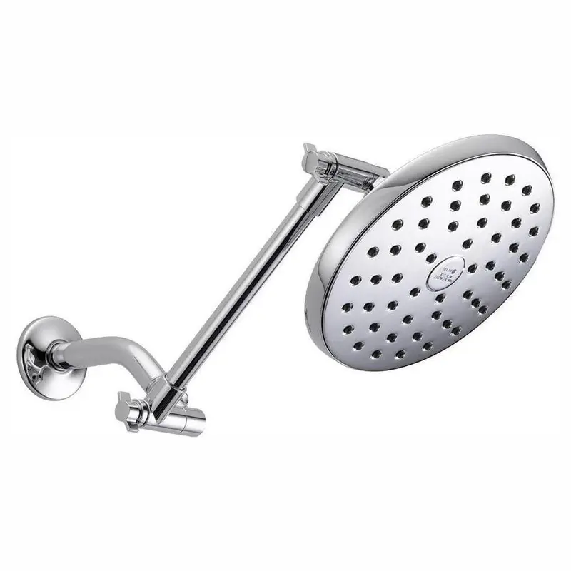 1-Spray 7.5 in. Single Wall Mount Fixed Rain Shower Head in Chrome1.5 / each